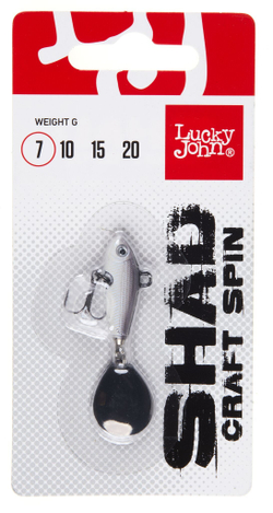 Тейл-спиннер Lucky John SHAD CRAFT SPIN 07.0г 017 в блистере