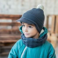 Шапка с козырьком "Графит"