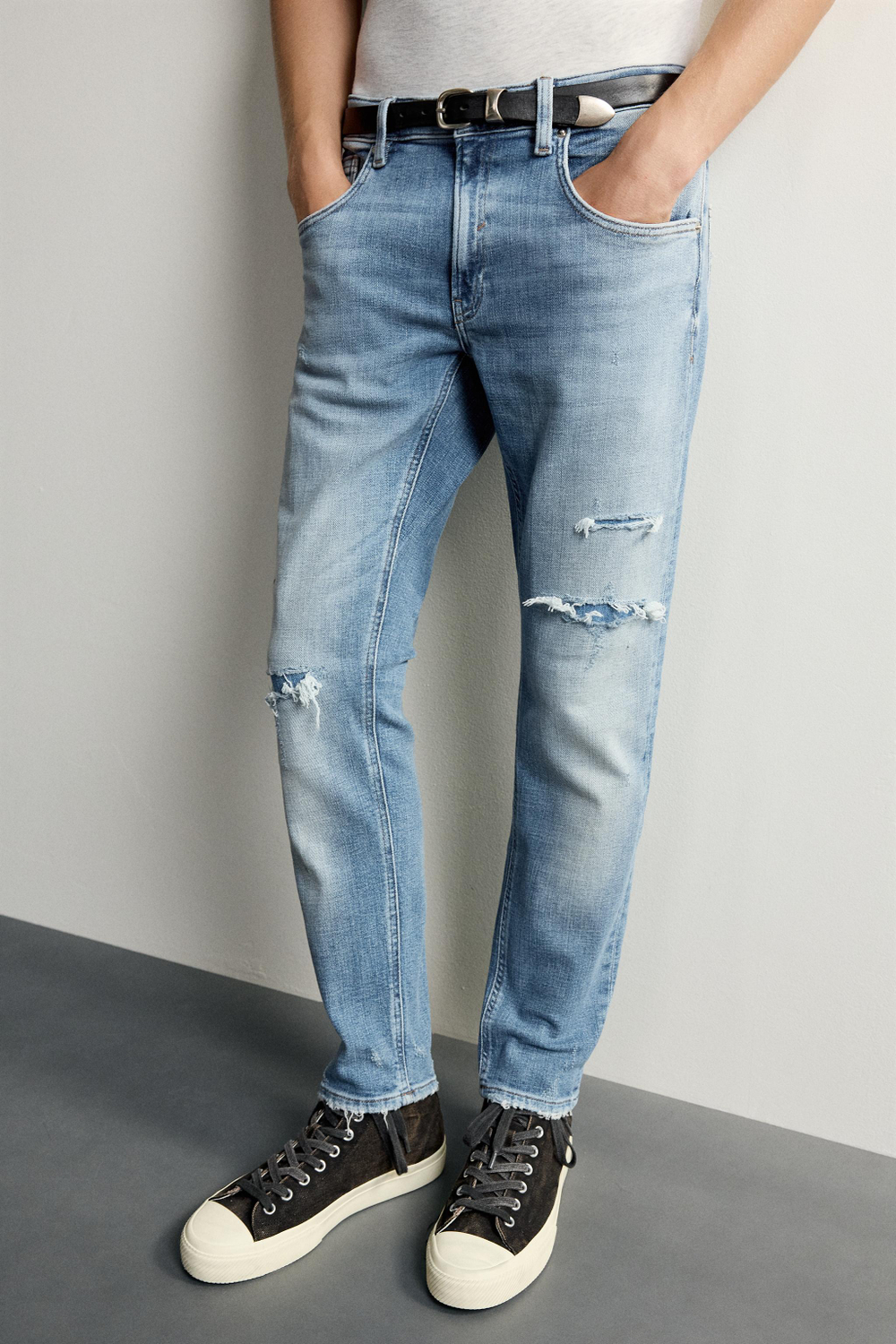ДЖИНСЫ SKINNY С РАЗРЕЗАМИ — ZARA