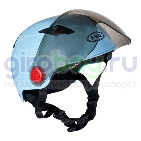 Шлем открытый Helmet (голубой) фото №2