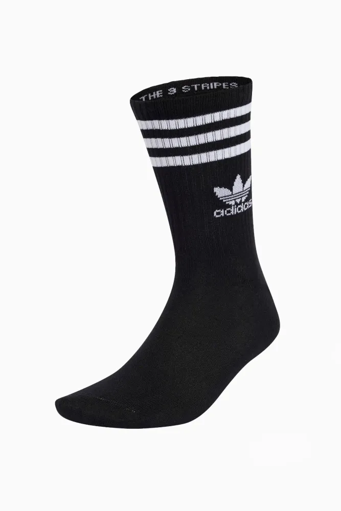 Носки adidas 3 Stripes Crew 6 Pairs - черный Носки adidas 3 Stripes Crew 6 Pairs - черный