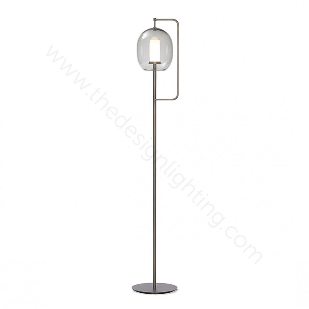 Floor design lamp  Lantern Light by ClassiCon (Black)