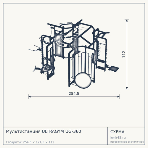 Мультистанция ULTRAGYM UG-360 — от 653 000 ₽