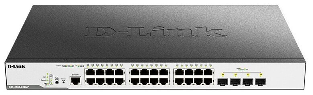 Коммутатор D-Link DGS-3000-28XMP