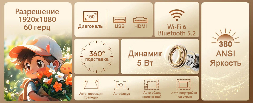 Проектор Vevshao A16