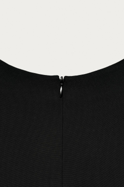 ZARA X MARISA BERENSON КОРОТКОЕ ПЛАТЬЕ С ВЫШИВКОЙ, ЧЕРНЫЙ