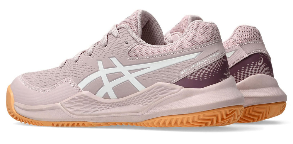 детские Кроссовки теннисные Asics Gel-Resolution 9 GS Clay - Розовый