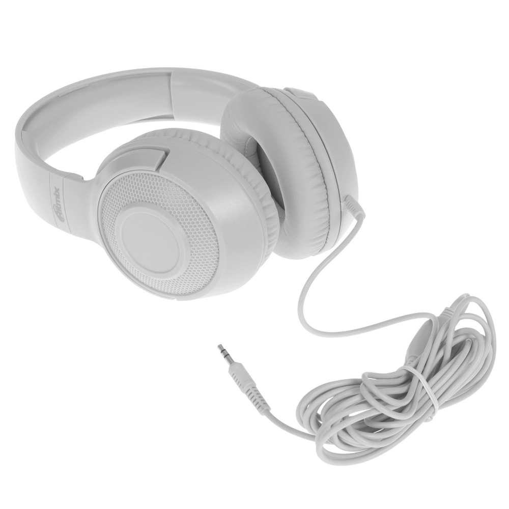 Ritmix RH-544TV RC Grey — проводные накладные наушники