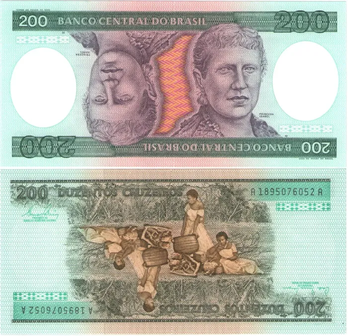 200 крузейро 1981-1984 Бразилия 200 крузейро 1981-1984 Бразилия