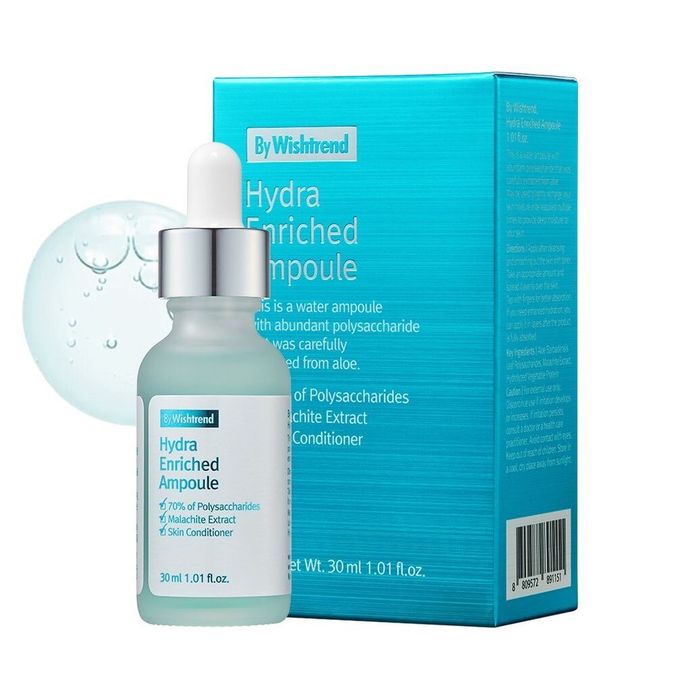 Супер увлажняющая сыворотка с алоэ By Wishtrend Hydra Enriched Ampoule 30 мл
