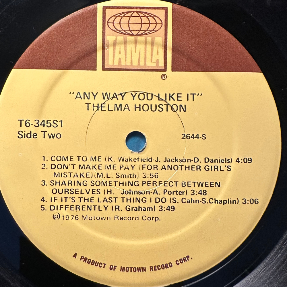 Thelma Houston ‎– Any Way You Like It (США 1976г.)