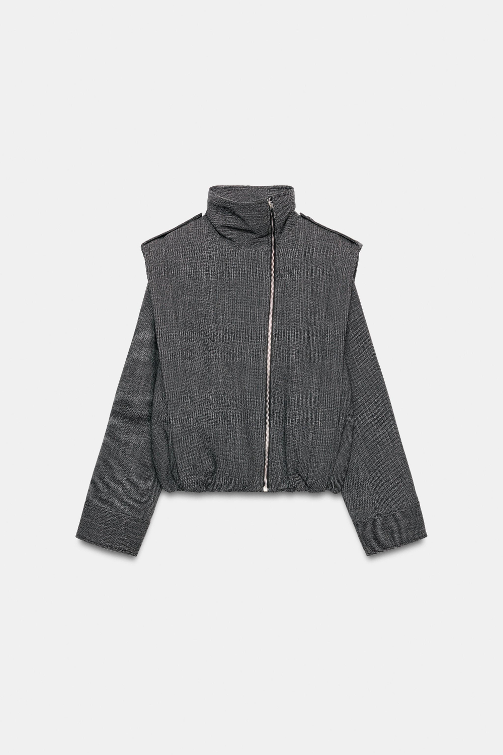 КУРТКА С ПОГОНАМИ И БОКОВОЙ МОЛНИЕЙ — ZW COLLECTION — ZARA