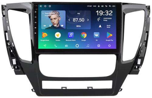 Магнитола для Mitsubishi Pajero Sport 3 2016-2020 АКПП (поддержка 360, климата и БК) - Teyes CC2 PLUS монитор 9" QLED, Android 10, Быстрая, SIM-слот