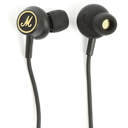 MARSHALL MODE EQ HEADPHONES BLACK & GOLD внутриканальные проводные наушники, цвет чёрно-золотистый