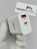 Зарядное устройство Mietubl MTB-CS03E PD20W+QC3.0 3A Type-C+USB White