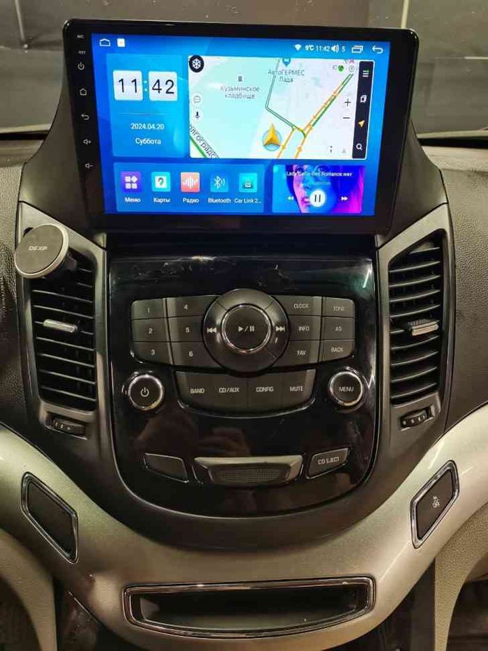 Магнитола для Chevrolet Orlando 2010-2018 - Parafar PF024RN2K на Android 13, Быстрая, QLED+2K, CarPlay, 4G SIM-слот
