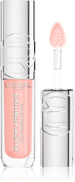 L’Oreal Paris Plump Ambition - Блеск для губ с гиалуроновой кислотой, придающий объем оттенок 201 Milky Nu, 5 ml