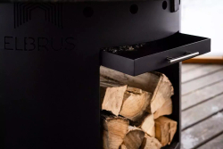 Дровяной гриль-стол Elbrus Grill Гималаи PRO 1200 (диаметр стола 1820 мм)