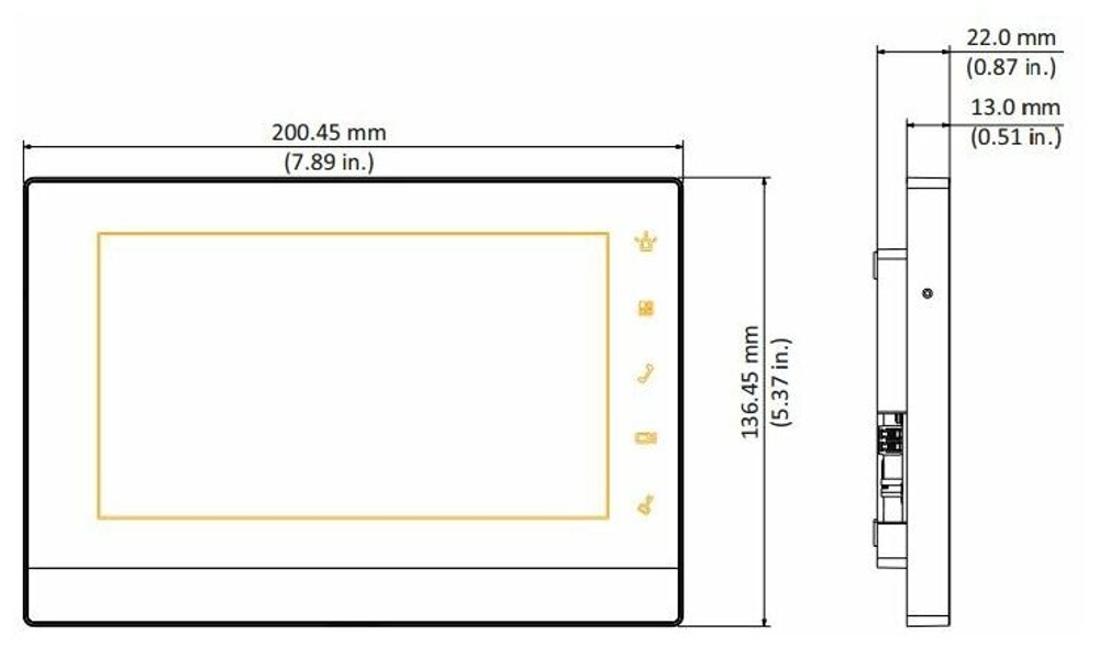 DH-VTH1550CH Абонентский монитор Dahua