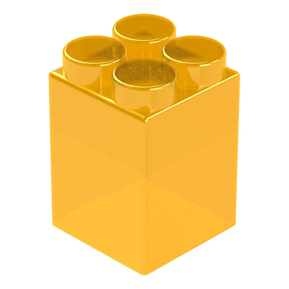 Элемент прозрачный высокий 6x6x10 см для конструктора 5"
