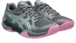 Детские теннисные кроссовки Asics Gel-Powerbreak GS - steel grey/ocean haze
