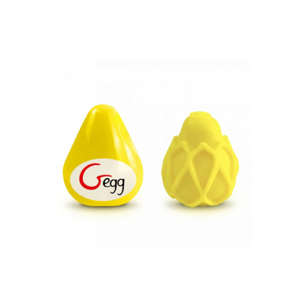 Gvibe Gegg Yellow - мастурбатор яйцо, 6.5х5 см (желтый)