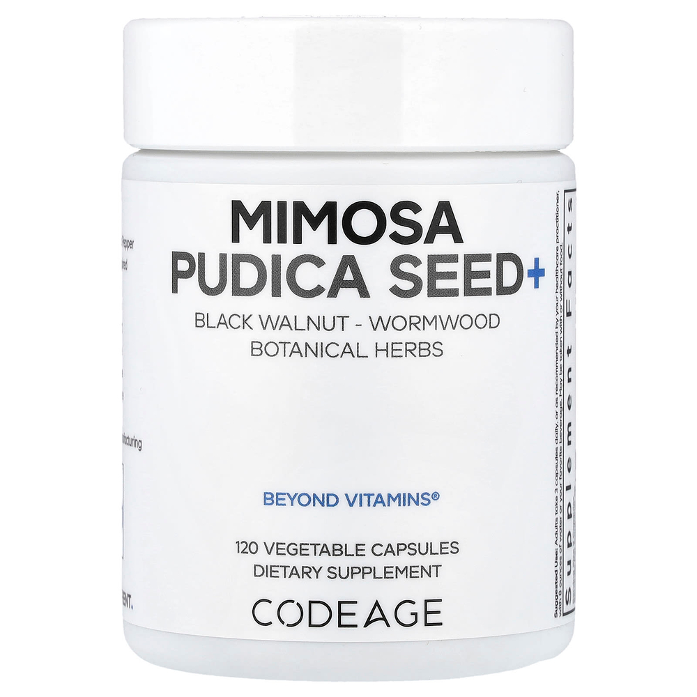 Codeage, семена Mimosa pudica+, 120 капсул