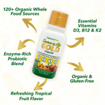 NaturesPlus, Source of Life, Gold® Liquid, тропические фрукты, 240 мл (8 жидк. Унций)