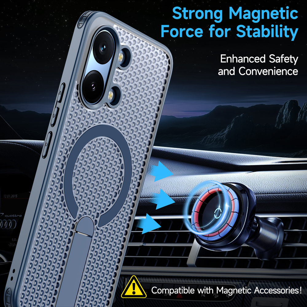 Прозрачный чехол Mesh Pro Magnetic Case для Poco X8 Pro Max 5G