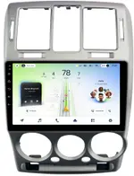 Магнитола для Hyundai Getz 2002-2011 (рамка большая серебро) - Teyes CC4L-DTS монитор 9" IPS, Android 14, Быстрая, Snapdragon 662, CarPlay, 4G SIM-слот