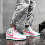 Jordan 1 Mid GS Digital Pink