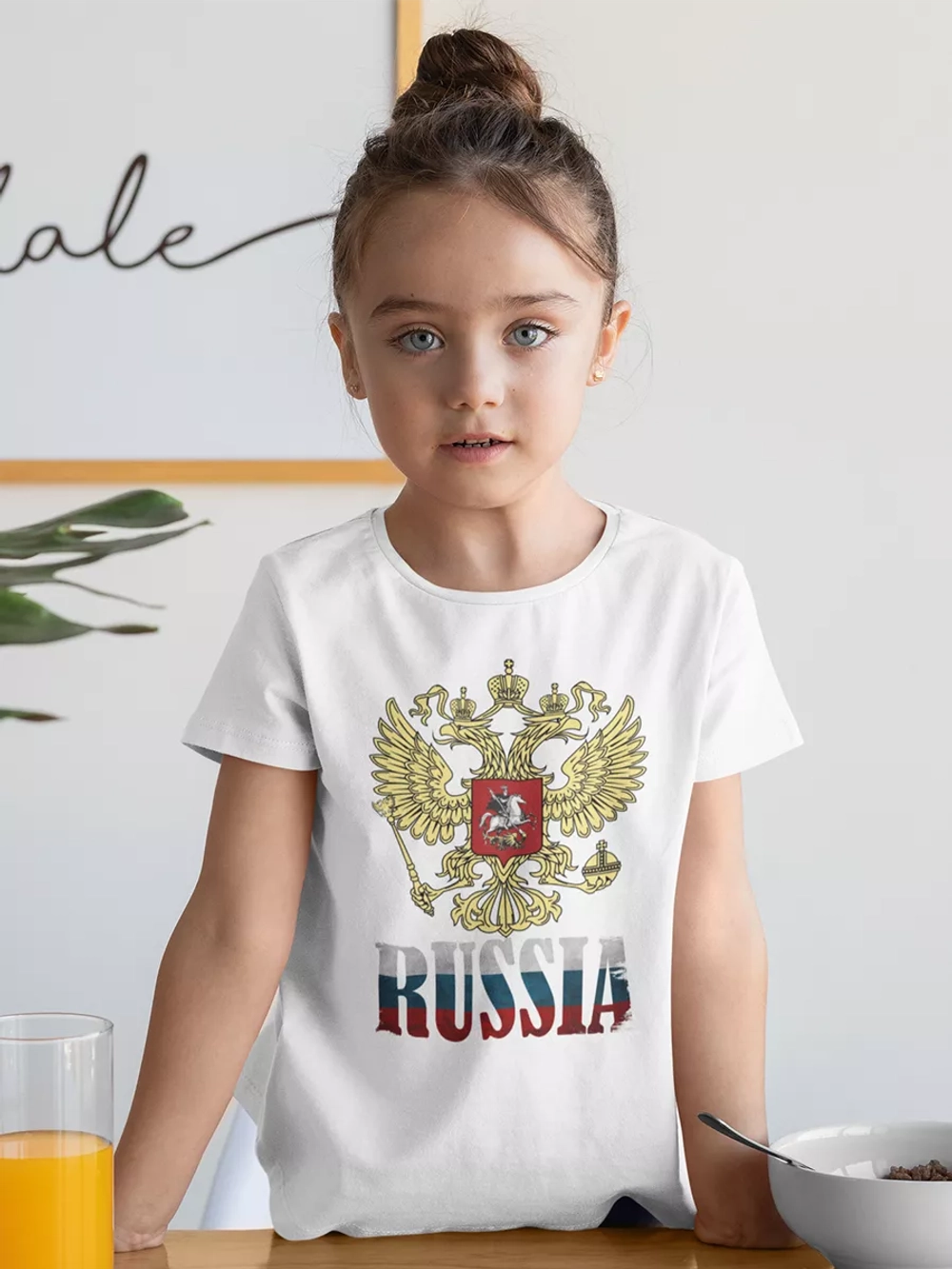 Футболка с гербом России
