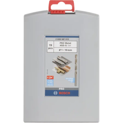 Набор свёрл по металлу 1—10 мм HSS-G ProBox BOSCH 2608587013