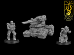 Armies of the Imperium Astra Militarum Heavy Weapons Squad миниатюра для dnd, днд, pathfinder, фентези, Настольная игра, НРИ, Варгейм, РПГ