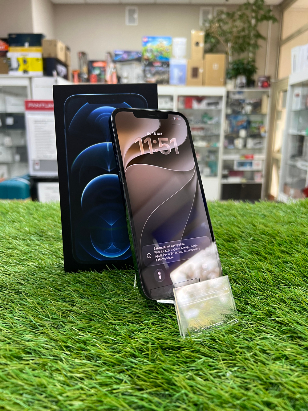 Б/у IPhone 12 Pro Max 128Gb Pacific Blue