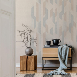 Виниловые обои HC31137-24 PALITRA HOME Tact, геометрия, вспененный винил, 1.06 х 10 м