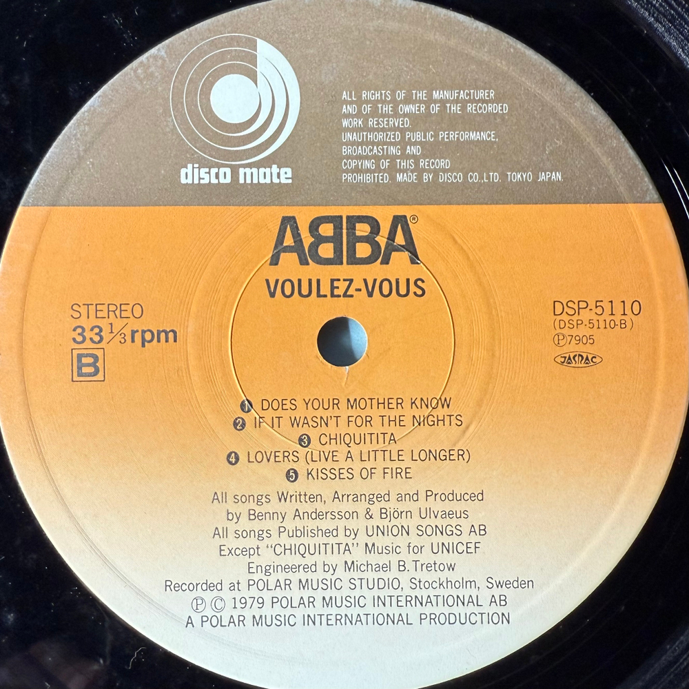 ABBA - Voulez-Vous (Япония 1979г.)
