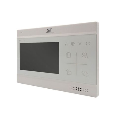 Домофон ST-M102/4 (S) БЕЛЫЙ (версия 2) До 2х вызывных панелей, до 4х мониторов,до 2х видеокамер