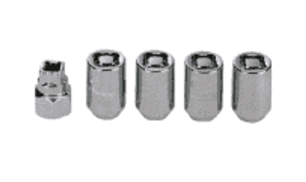 Набор секретных гаек на колесные диски 1/2''RH 5пр. Forsage F-644205