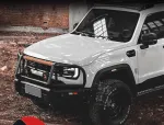 Силовой передний бампер Кенгурятник для BAIC BJ40 2023+ Байк дуга бампера