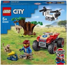 Конструктор LEGO City Stuntz 60300 Спасательный вездеход для зверей