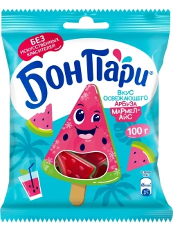 Мармелад Бон Пари Мармел-Айс со вкусом Арбуза 100 г * 3 шт