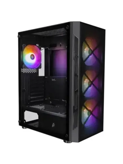 Компьютерный корпус FIREBASE XP XP-BK-4F1 BLACK