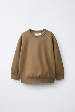 ZARA БАЗОВАЯ ТОЛСТОВКА, РЫЖЕВАТО-КОРИЧНЕВЫЙ