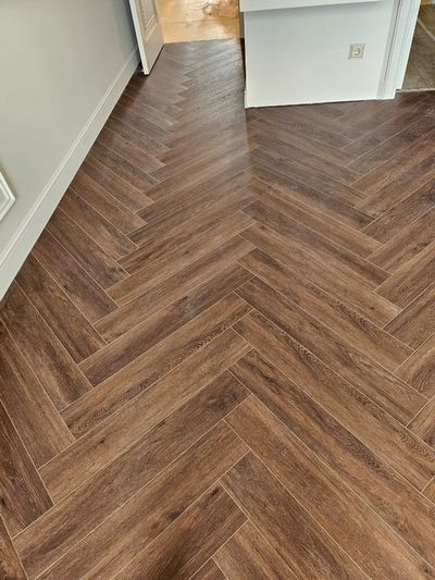 SPC ламинат My Step Аква Елка (Aqua Herringbone) - Барла (MSA150)