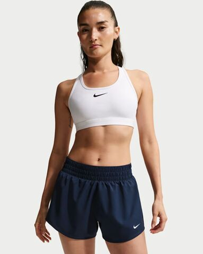 Nike One Женские шорты с подкладкой и резинкой на талии, высота пояса 8 см, из ткани Dri-FIT - NIKE