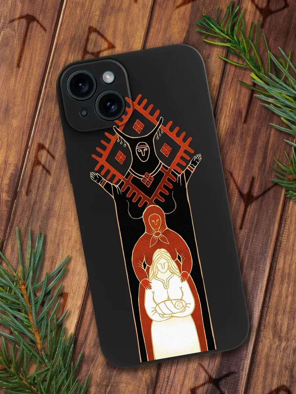 Чехол на iPhone 15 Plus с принтом