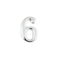Цифра дверная "6-9" хром (металл)