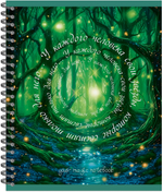 Тетрадь общая 96 л., YOUR MAGIC NOTEBOOK, обложка-мелов.картон+соффтач-лак, металлический гребень