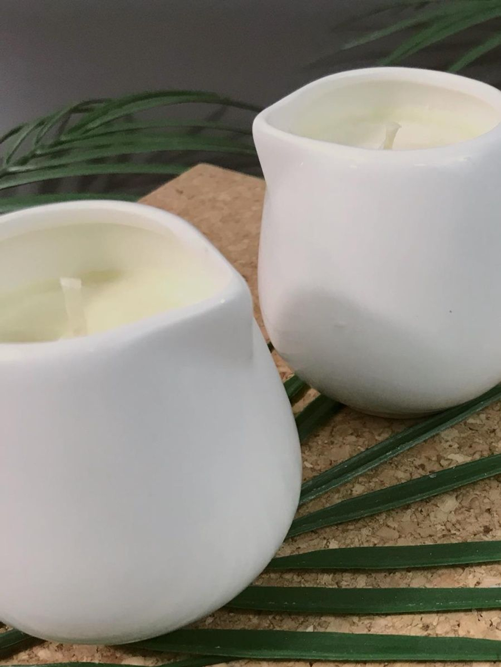 Массажная свеча с маслом Сандала и маслом Ши